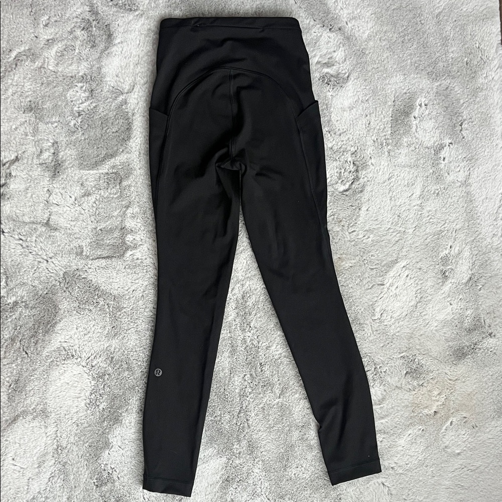 Lululemon Black Leggings (note: professionally hemmed shorter!) - Picture 4 of 8